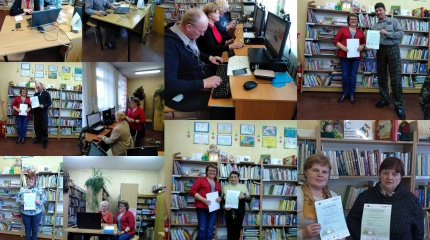 Skaitmeninio raštingumo pradžiamokslio mokymai Prienų kaimo bibliotekoje
