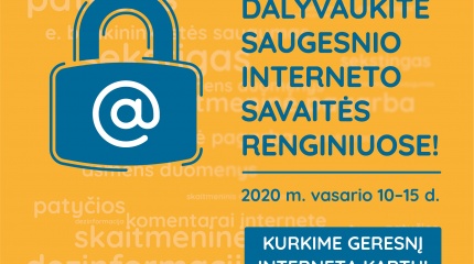  „Saugesnio interneto savaitė 2020“ 