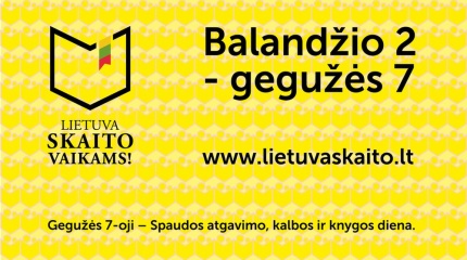 Septintą kartą rengiama akcija „Lietuva skaito“ šiemet kviečia skaityti vaikams
