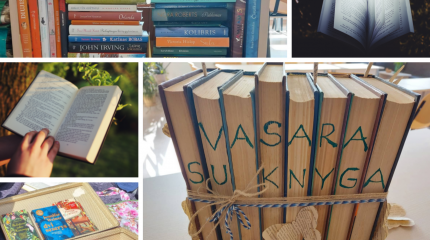 „Vasaros įspūdžių ir knygų lagaminas“ bei skaitymai gamtoje leido įkvėpti knygų magijos!