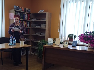Literatūrinė-muzikinė popietė Adutiškio bibliotekoje
